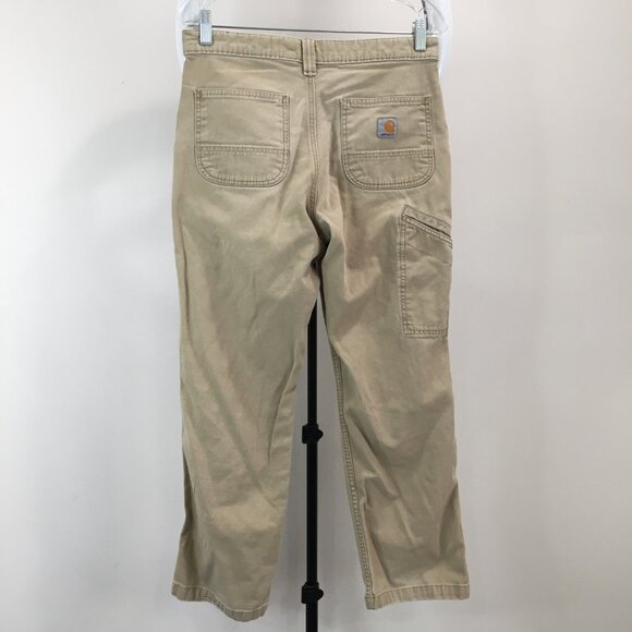 CARHARRT Relaxed Fit Beige Rugged Flex Canvas Work Pant - Picture 5 of 16